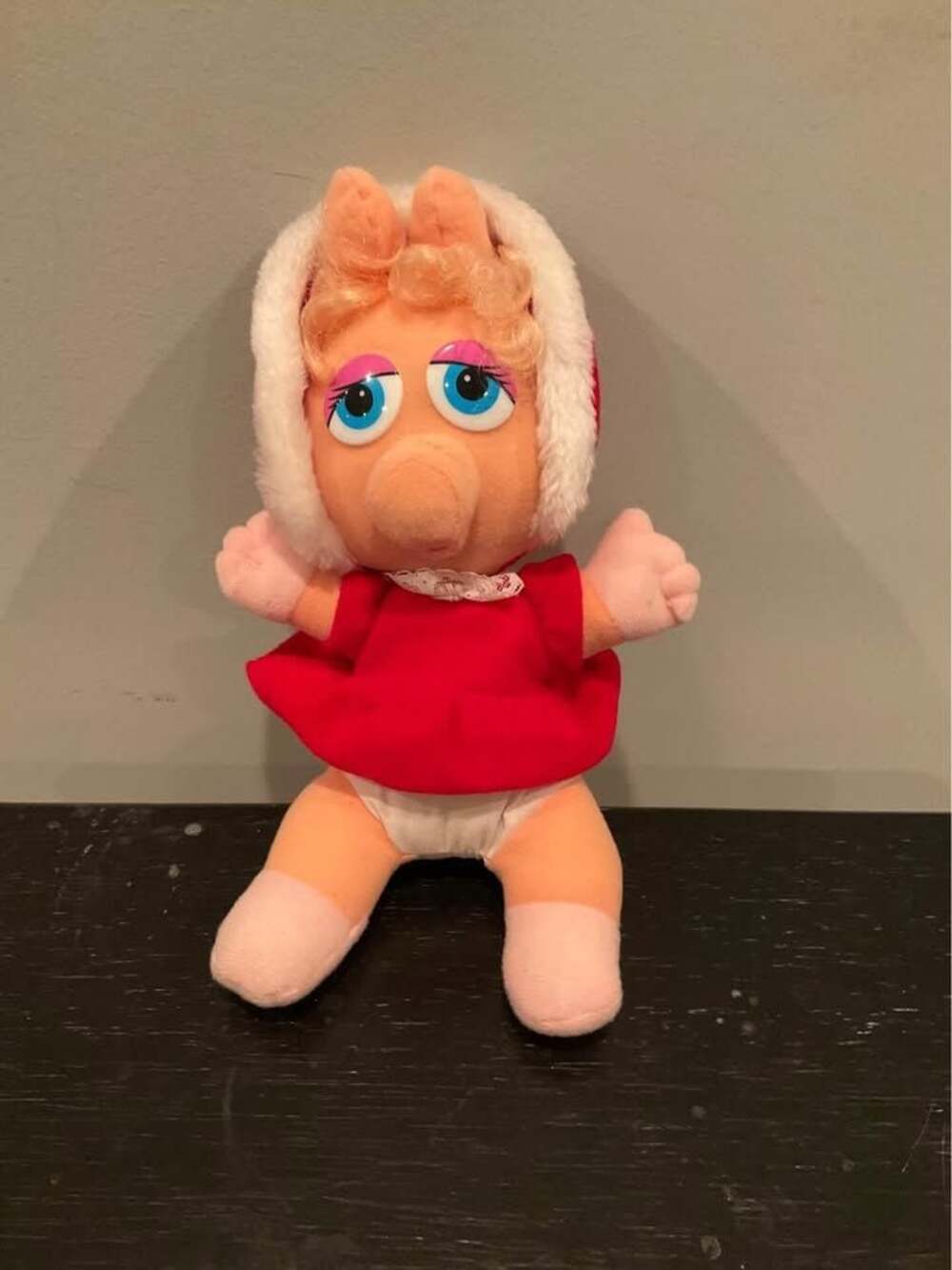 Vintage Muppets Christmas Miss Piggy Plush